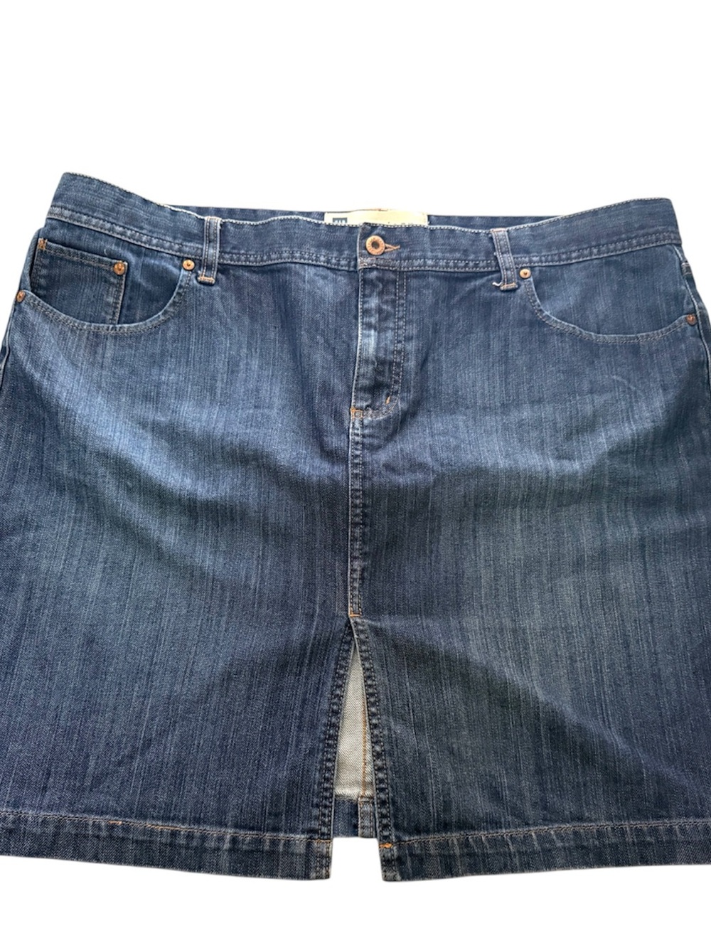 Gap Stretch Blue Denim Jean Skirt.
Size 20